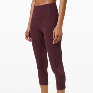 Lululemon Pace Rival High Rise Crop